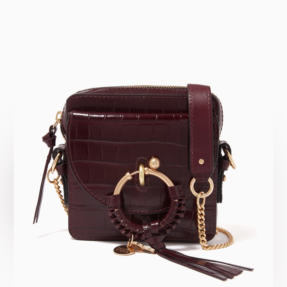 See By Chloe Deep Burgundy “Joan” Crossbody Bag